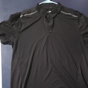 GBX Black Polo Shirt with Subtle Accents